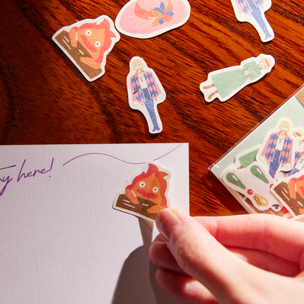 Howl's moving castle Washi Flake Sticker