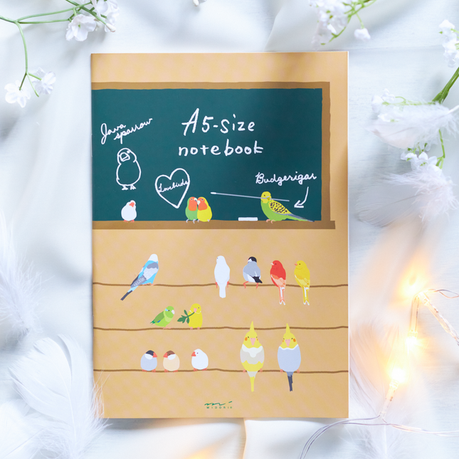 A5 Notebook Bird From Midori