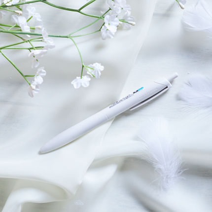 JETSTREAM Single 0.5mm Shell White (Light-touch ink) From Mitsubishi Pencil