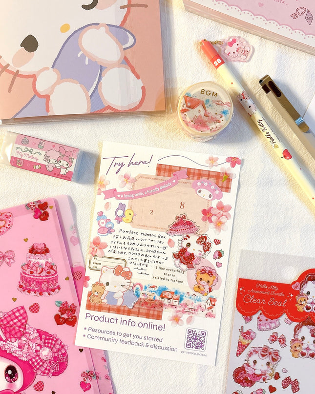 journaling with ZenPop Hello Hanami Box