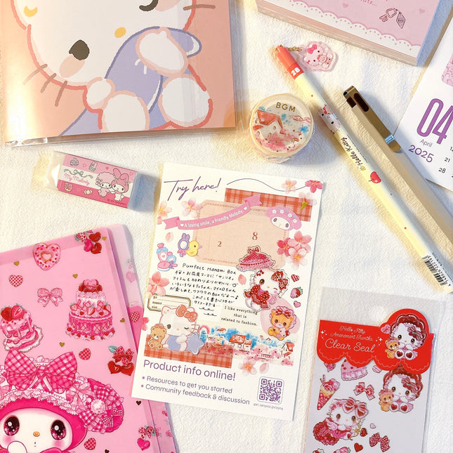 journaling with ZenPop Hello Hanami Box