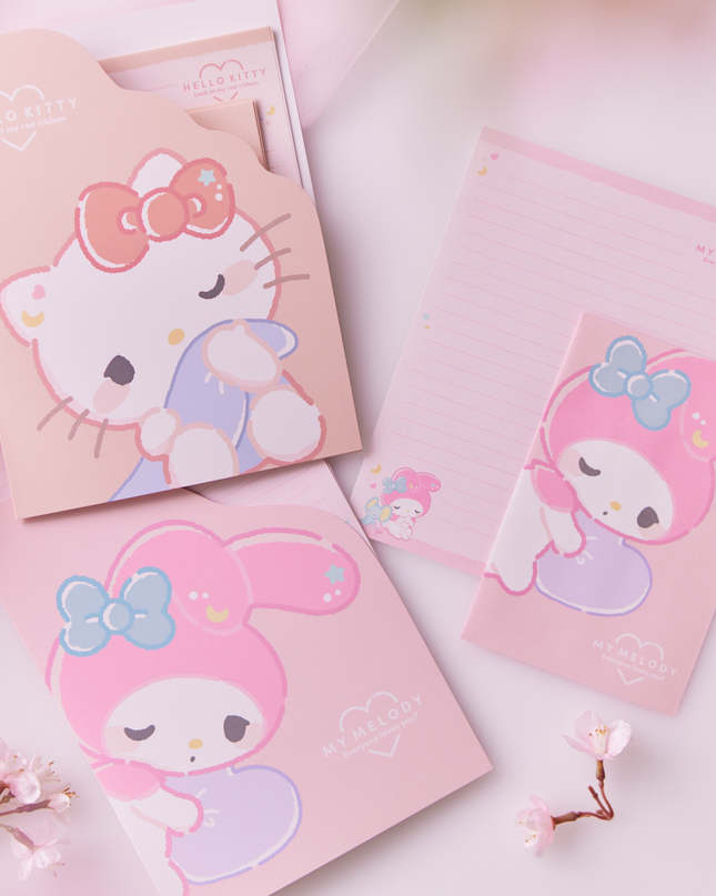 Munyatto Sanrio Characters letter set From Crux