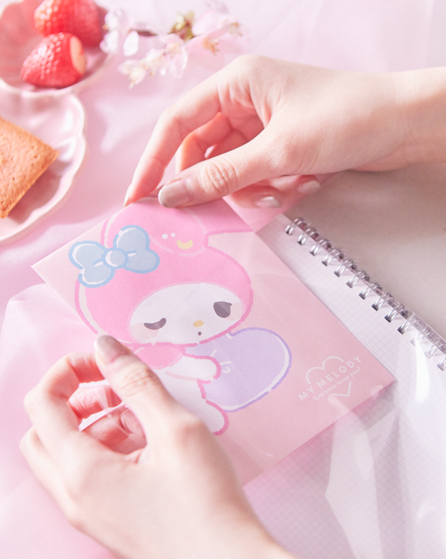 plastic pocket in PiN NOTE From Iroha