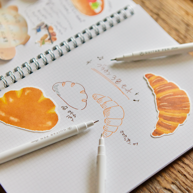 Guitar Pen Petite 3 Colors Set Brown From Teranishi Kagaku