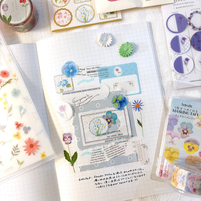 journaling with floral stationery set