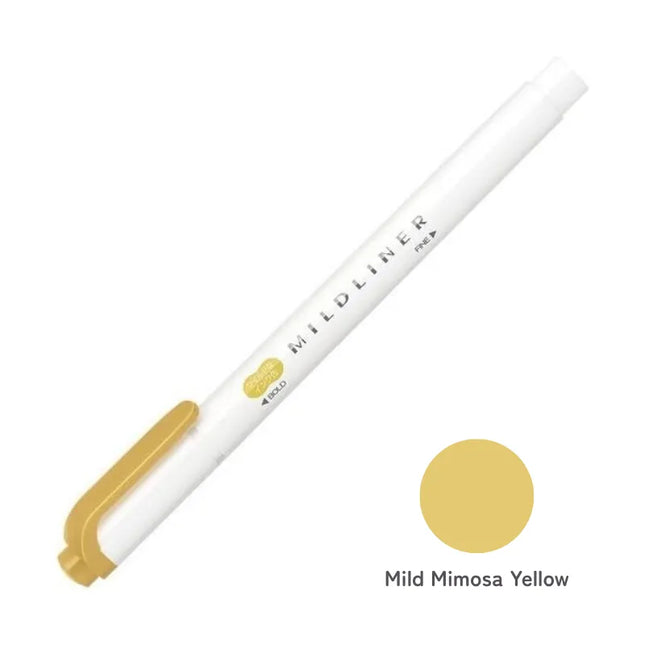 ZEBRA Mildliner Mild Color Mimosa Yellow