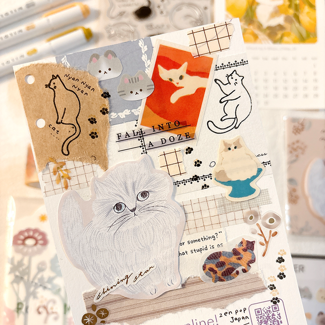 Nyan Nyan Nyan Box postcard decoration